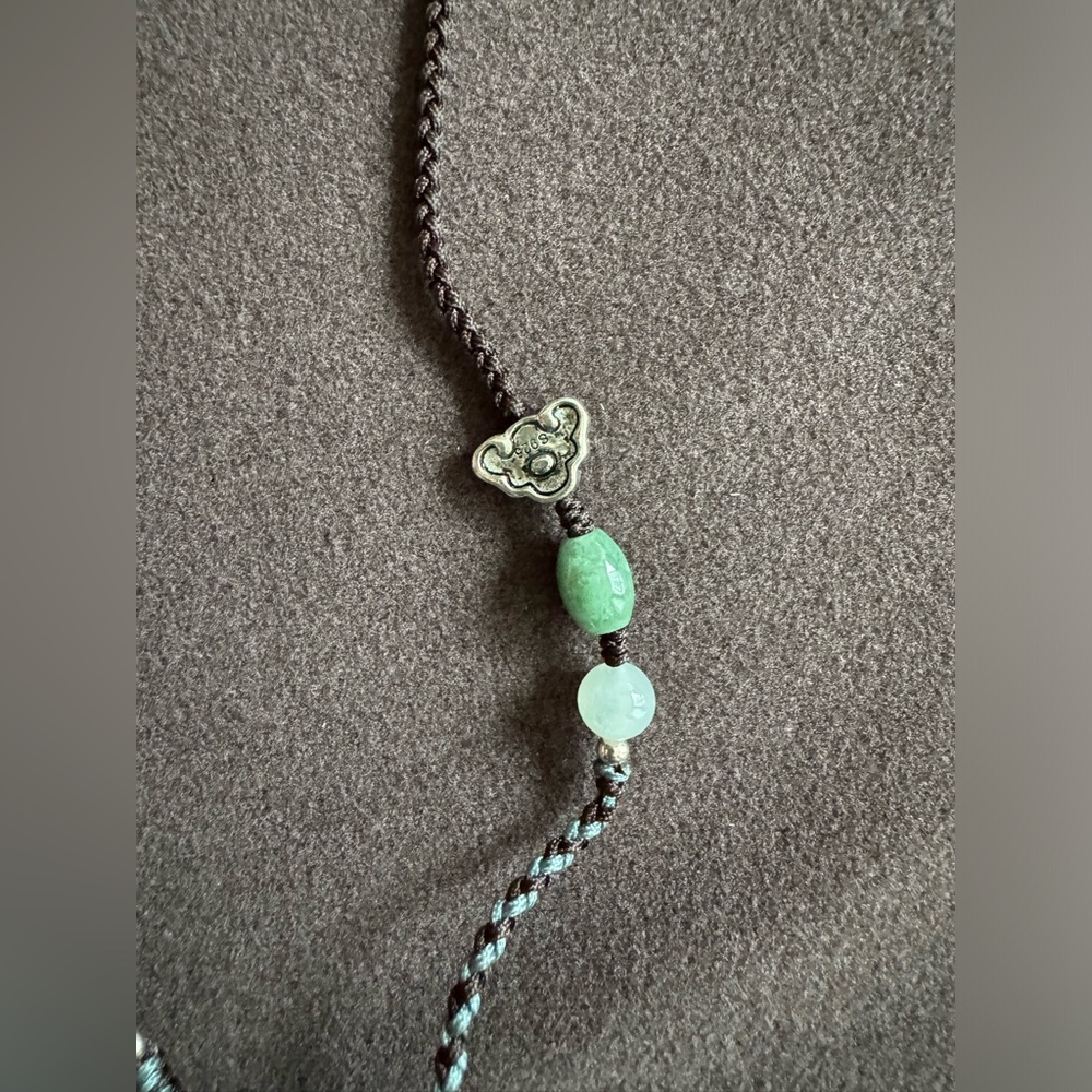 Hand-woven silver necklace - Picture 5 of 7